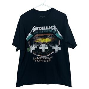 Metallica Master of Puppets Black Band Tee size XL